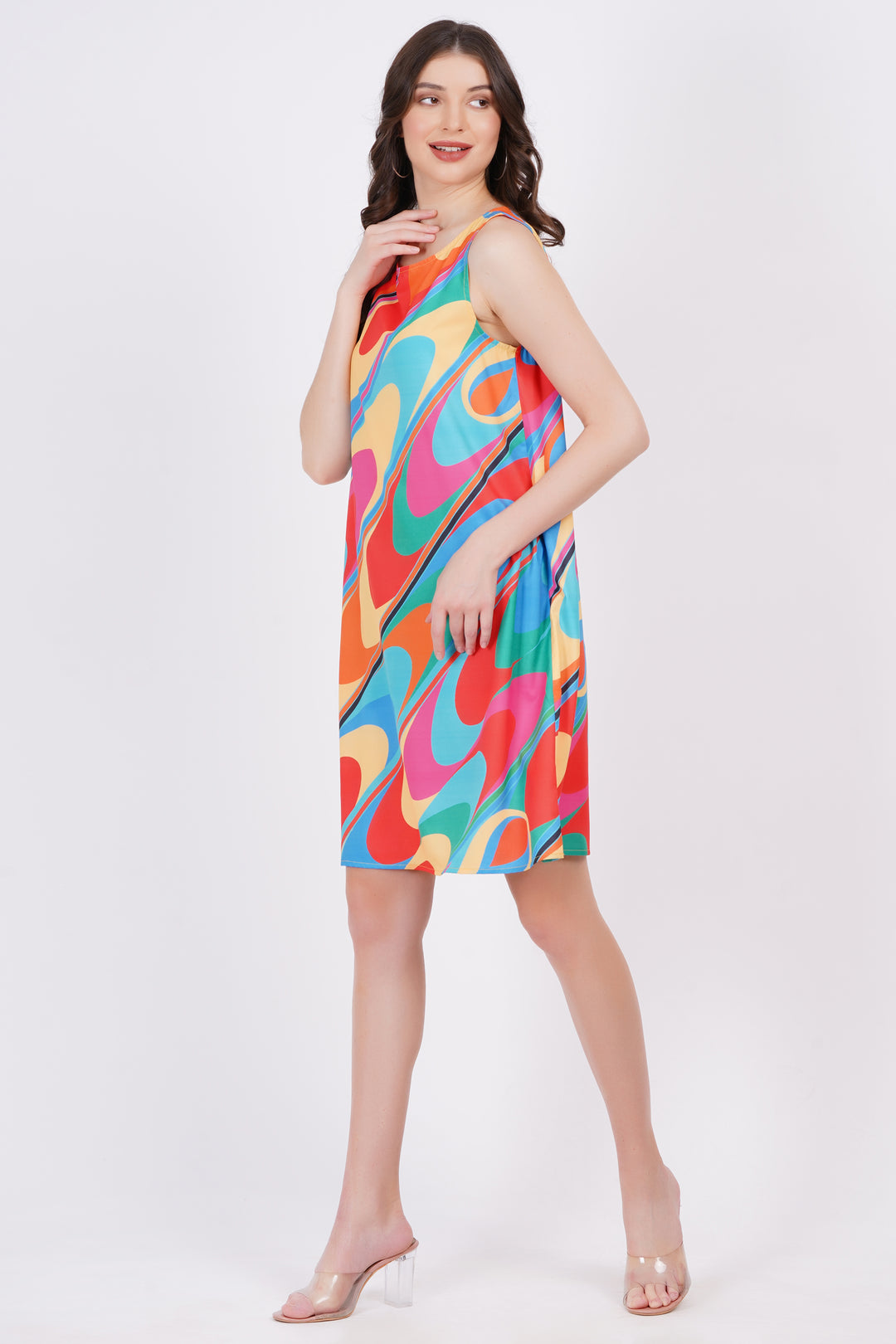 PRINTED DRESS