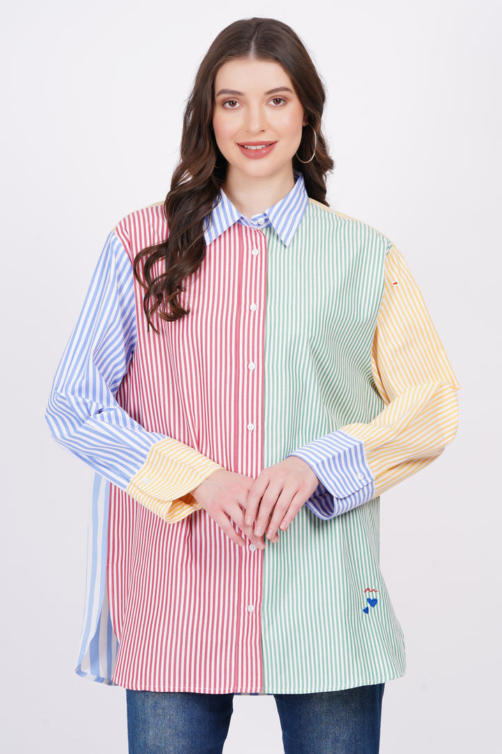 Multicoloured Striped shirt