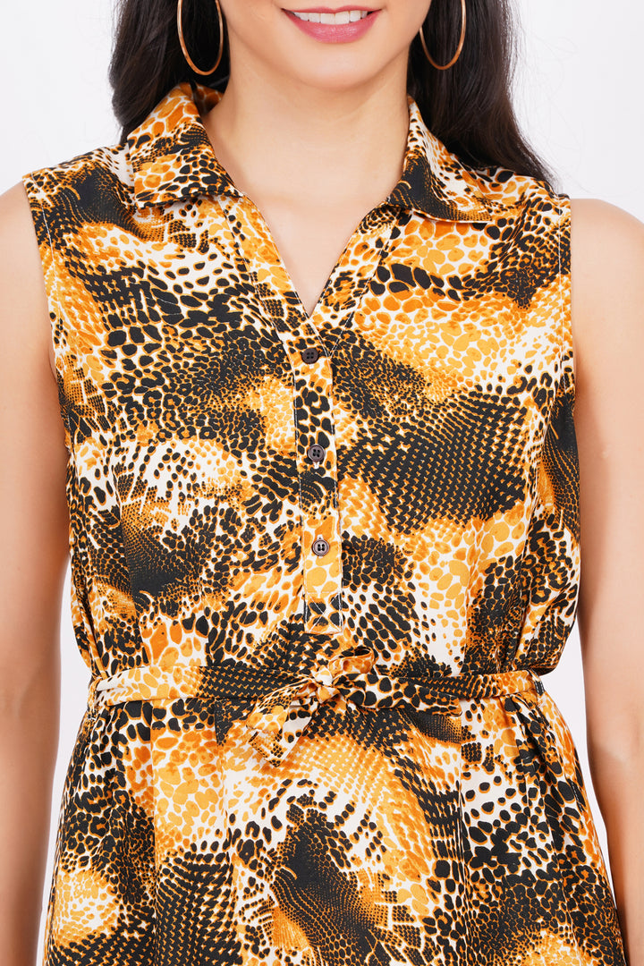 Skin print Dress